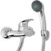 Image de Robinet de douche mural VIDAXL avec pomme de douche amovible - Chrome