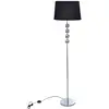 Image de Lampadaire Avec Support Haut Décoration À 4 Boules Noir Vidaxl