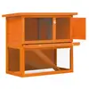 Image de Vidaxl clapier d'extérieur enclos pour petits animaux 1 porte bois