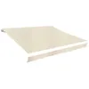 Image de vidaXL Toit dauvent Toile Crème 4x3 m (Cadre non inclus) 141014