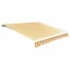 Image de Tissu D'auvent Jaune Tournesol/blanc 4 X 3 M (cadre Non Inclus) Vidaxl