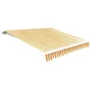 Image de vidaXL Tissu dauvent Jaune tournesol/blanc 6 x 3 m (cadre non inclus) 141018