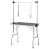 Image de vidaXL Table de Toilettage Ajustable pour Chiens Chats 2 Potences