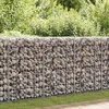 Image de vidaXL Panier de Gabion avec Couvercle Fil Galvanisé 100x80x30 cm Clôture 141040
