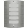 Image de vidaXL Lampe murale avec capteur de mouvement Acier inoxydable