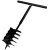 Image de vidaXL Tarière de sol avec mèche de tarière 200 mm Acier Noir - 8718475879251