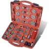 Image de Kit doutils de filetage de piston - vidaXL - 40 pcs - Acier au carbone - Universel - Mallette robuste