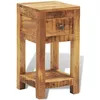 Image de Table De Chevet Avec 1 Tiroir Bois Massif De Manguier Vidaxl
