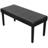 Image de Banc En Cuir Synthétique De Haute Qualité Noir Vidaxl