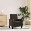 Image de Fauteuil Marron Similicuir Vidaxl