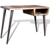 Image de Bureau Avec Pieds En Fer Bois De Récupération Vidaxl