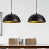 Image de Plafonniers 2 Pcs Hauteur Réglable Semi-sphérique Noir Vidaxl