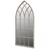 Image de Miroir de jardin - vidaXL - 50x115 cm - Blanc antique - Fer et verre - Style vintage