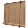 Image de Store Roulant Bambou Marron 80x160 Cm Vidaxl