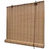 Image de Store Roulant Bambou Marron 120x220 Cm Vidaxl