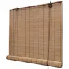 Image de Store Roulant Bambou Marron 140x160 Cm Vidaxl