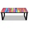 Image de Vidaxl table basse avec impression d'arc-en-ciel dessus en verre 241175