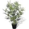 Image de Plante artificielle - vidaXL - Bambou - 80 cm - Pot inclus - Aspect réaliste et durable
