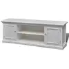 Image de Vidaxl meuble tv blanc bois 241373