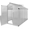 Image de Serre Renforcée En Aluminium Avec Cadre De Base 4,6 M² Vidaxl