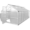 Image de vidaXL Serre renforcée en aluminium avec cadre de base 9025 m² 41320