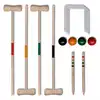 Image de Ensemble De Croquet En Bois Pour 4 Joueurs Vidaxl