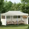 Image de Tente De Réception Pliable Crème 3 X 6 M Vidaxl