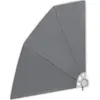 Image de Auvent - vidaXL - Pliable - Gris - 210 x 210 cm - Imperméable