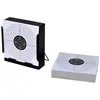 Image de vidaXL Porte-Cible Carré avec Piège à Plombs 100 Cibles Papier 14 cm Récepteur 90831