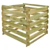 Image de Bac à compost - vidaXL - Carré Bois - 054 m³ - Vert - Facile à assembler