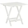 Image de vidaXL Table de bistro Blanc 46x46x47 cm Bois dacacia massif