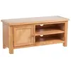 Image de Meuble Tv 103 X 36 X 46 Cm Bois De Chêne Solide Vidaxl
