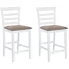 Image de vidaXL Lot de 2 Chaises de Bar Siège de Pub Chaise de Bistrot Meuble de Salle à Manger Cuisine Salon Maison Intérieur 241702