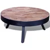 Image de Table Basse Ronde Bois De Teck Recyclé Vidaxl