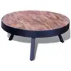 Image de Vidaxl table basse ronde bois de teck recyclé 241714