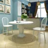 Image de Chaises À Manger Lot De 2 Blanc Bois D'hévéa Solide Vidaxl