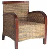 Image de vidaXL Fauteuil Résine Tressée à la Main Salon Chambre à Coucher Intérieur 242025