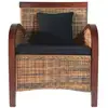 Image de Vidaxl fauteuil rotin tissé à la main 242025