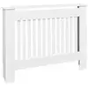 Image de Vidaxl cache-radiateur 112 cm bois d'ingénierie blanc 242189