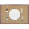Image de Napperons 6 Pcs Bambou 30 X 45 Cm Marron Vidaxl