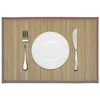 Image de vidaXL Napperons 6 pcs Bambou 30 x 45 cm Marron