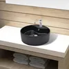 Image de Vasque - Céramique - Rond - Blanc - Intérieur - Design moderne