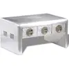 Image de Table Basse 3 Tiroirs Vintage Style D'aviation Vidaxl