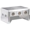 Image de vidaXL Table basse 3 tiroirs vintage Style daviation 242119