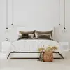 Image de Table De Chevet 2 Pcs Avec Tiroir Blanc Vidaxl