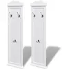 Image de Portemanteaux 2 Pcs Blanc Vidaxl