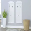 Image de vidaXL Portemanteaux 2 pcs Blanc