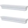 Image de vidaXL Étagères murales Aaliyah 2 pcs Blanc 242439