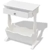 Image de Porte-revues Melrose Blanc Vidaxl