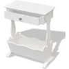 Image de vidaXL Porte-revues Melrose Blanc